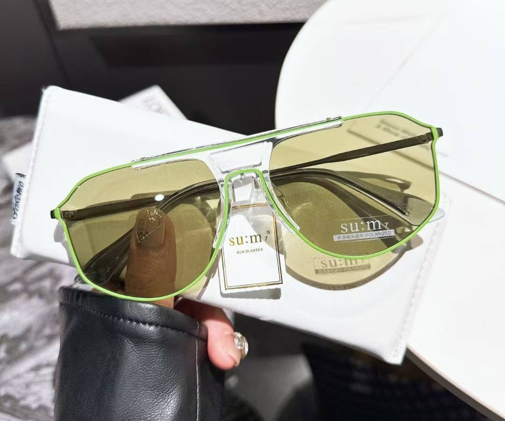 Celebrity Chain Aviator Sunglasses