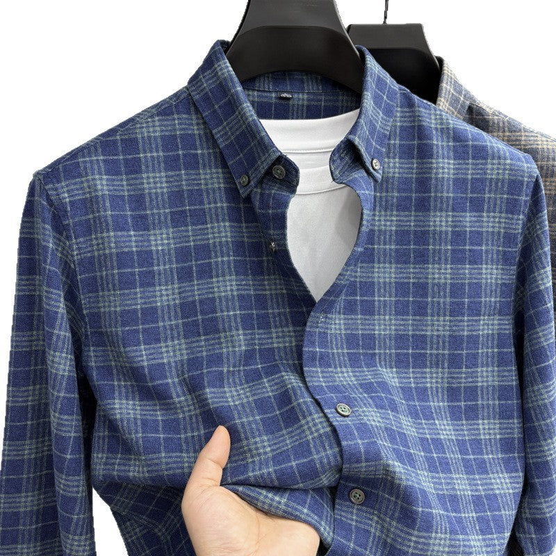 Premium Brushed Plaid Shirt