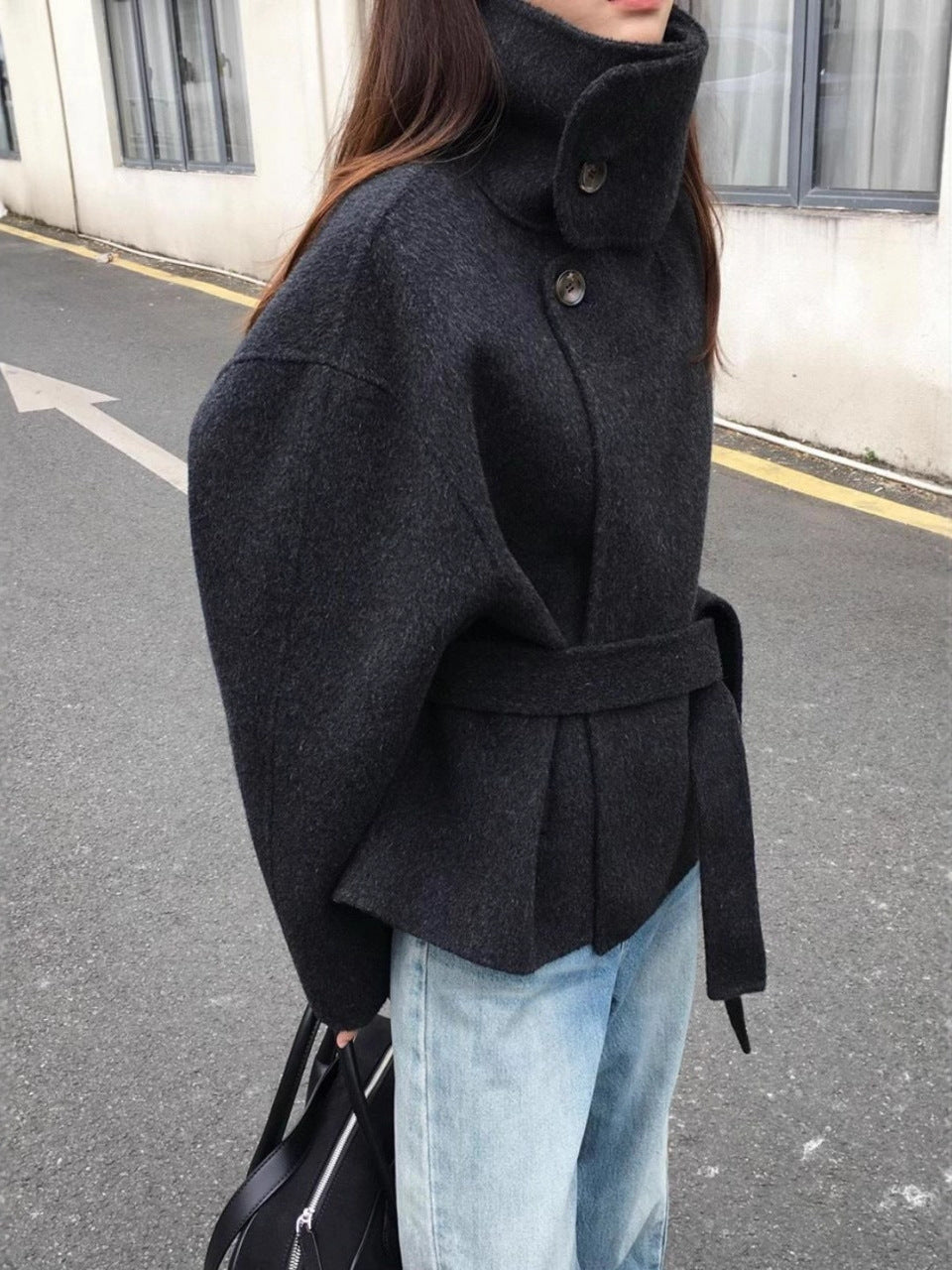 High Neck Statement Jacket