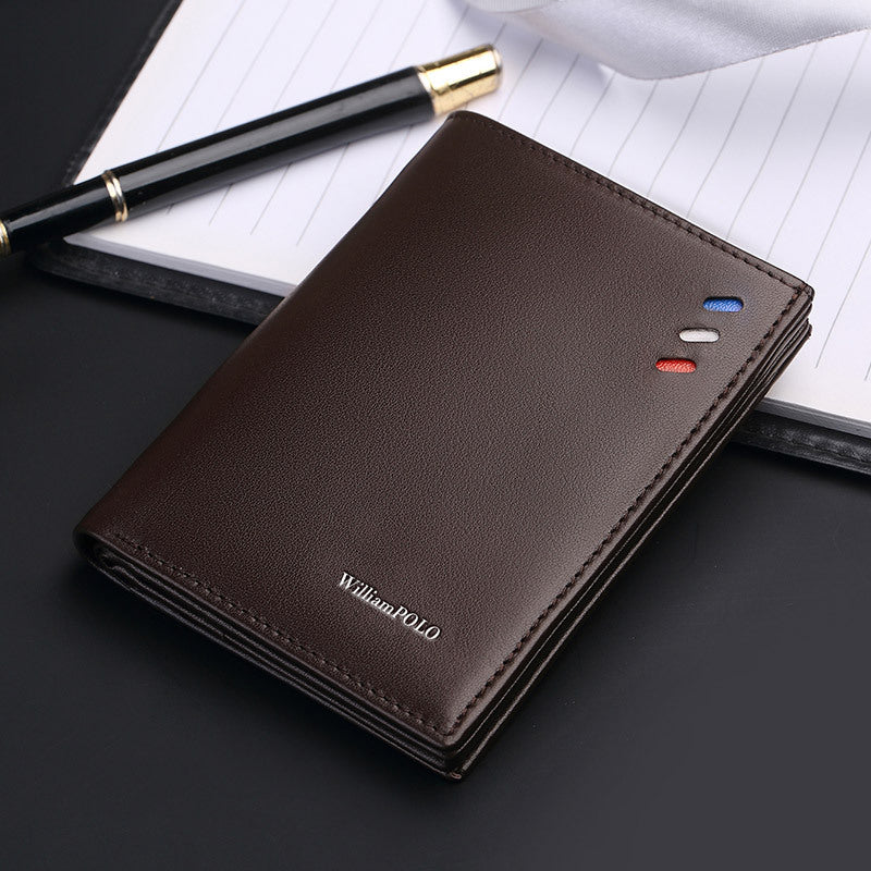 WilliamPOLO Men's Leather Wallet