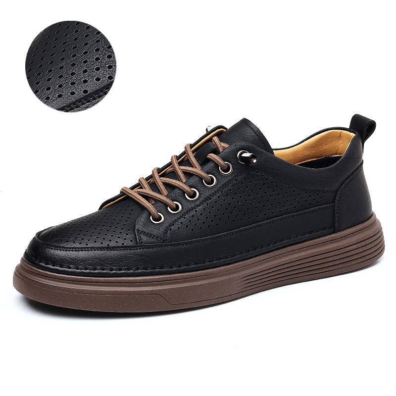 Casual Perforated Loafers