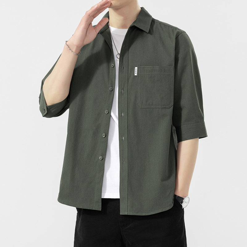 Men's Casual Button-Down Shirt