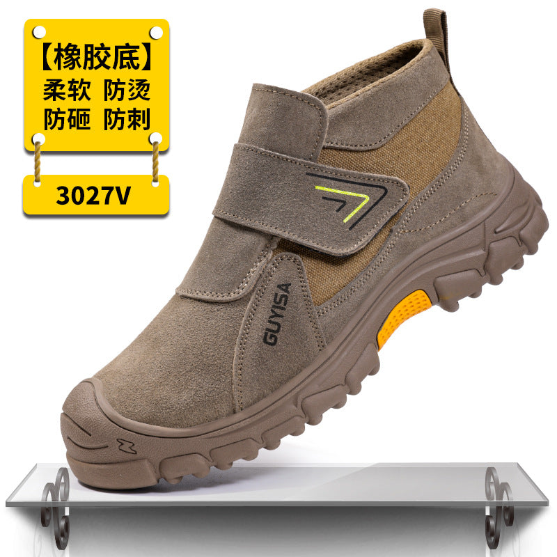 anti-puncture safety work wear-resistant shoes