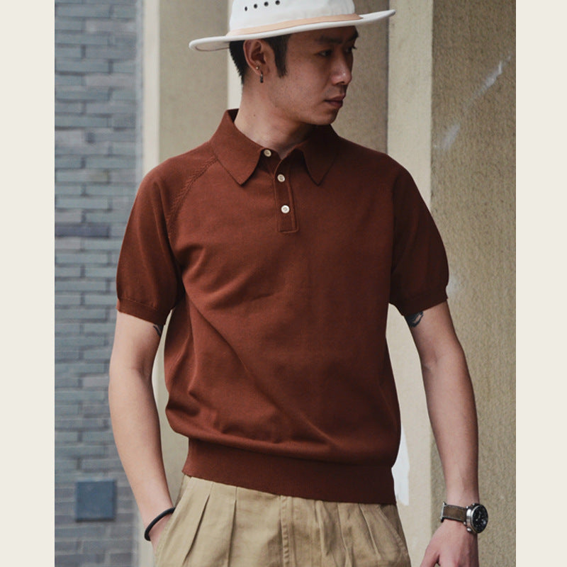 Retro Knit Polo