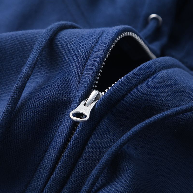 Heavyweight Zippered Cotton Hoodie