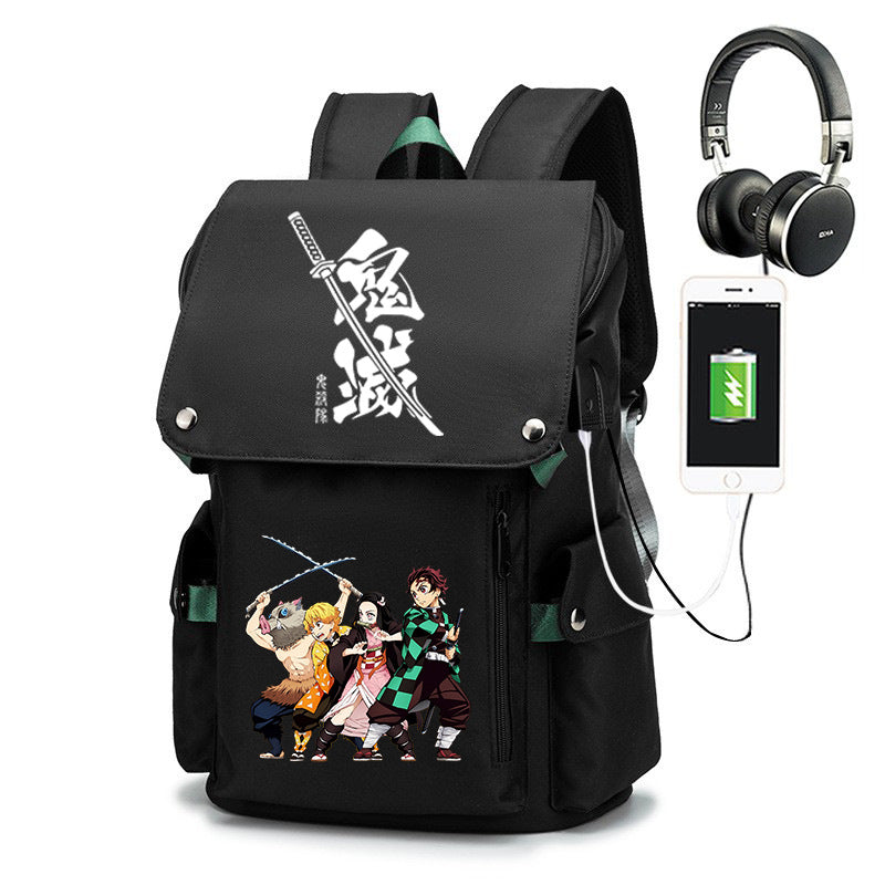Anime-Themed School Backpack