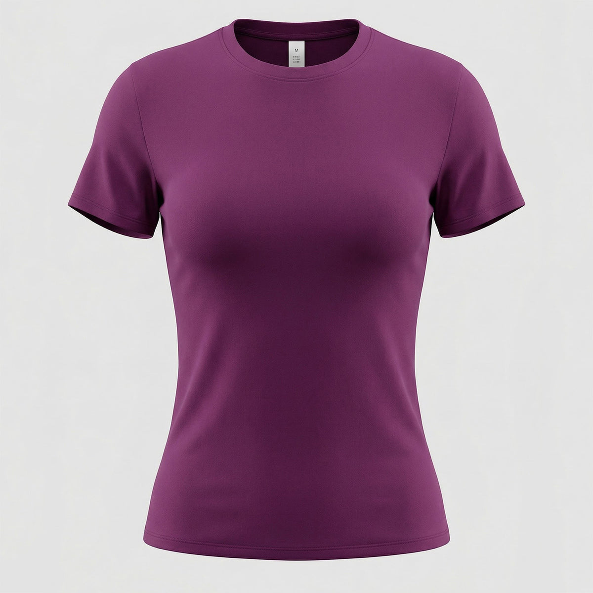 Slim-Fit Short-Sleeve Yoga Top