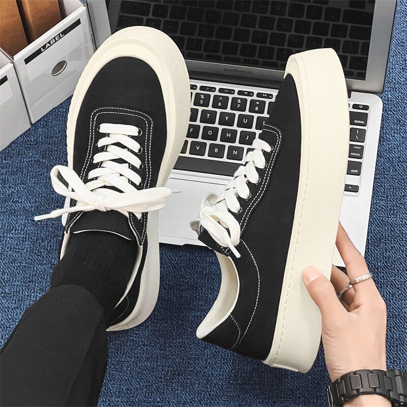 Chunky Platform Canvas Sneakers