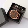 Three-piece coffee set: watch + bracelet + box