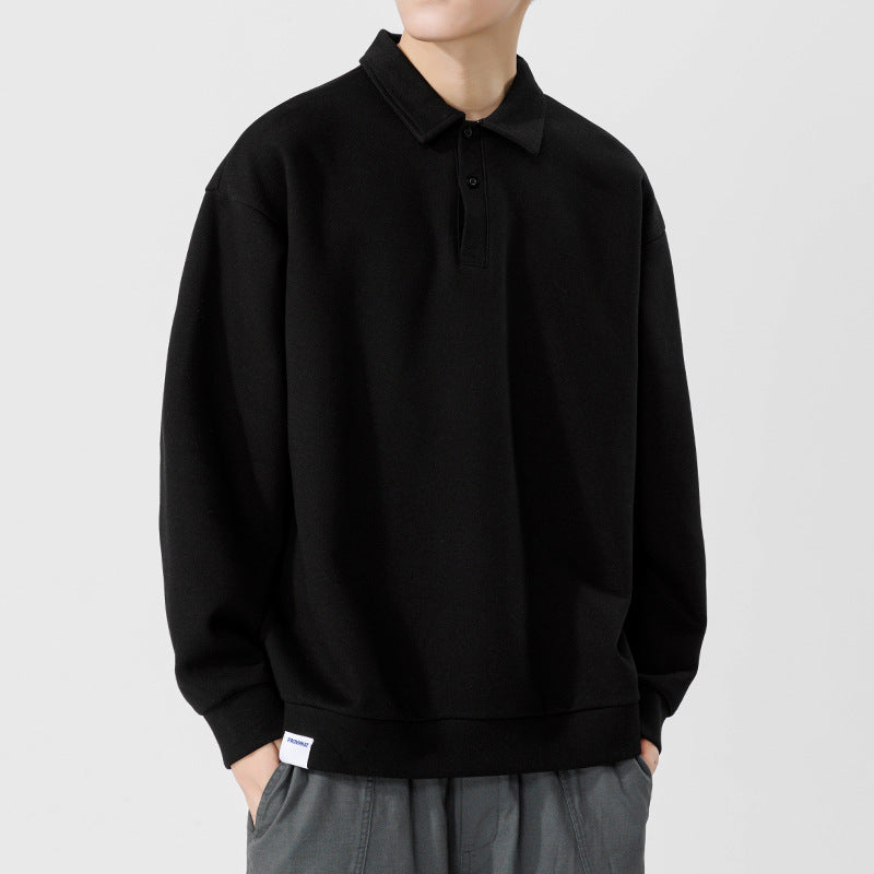 Minimalist Polo Sweatshirt