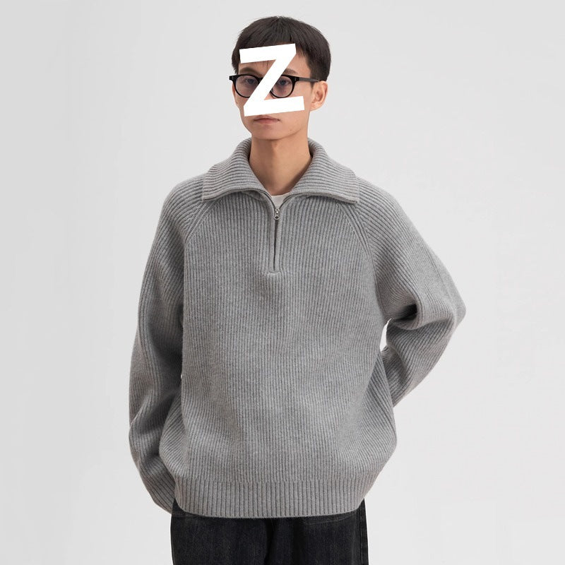 Cleanfit Ribbed Quarter-Zip Pullover