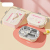Pink Rabbit 4 compartments + tableware + soup bowl + thermal bag