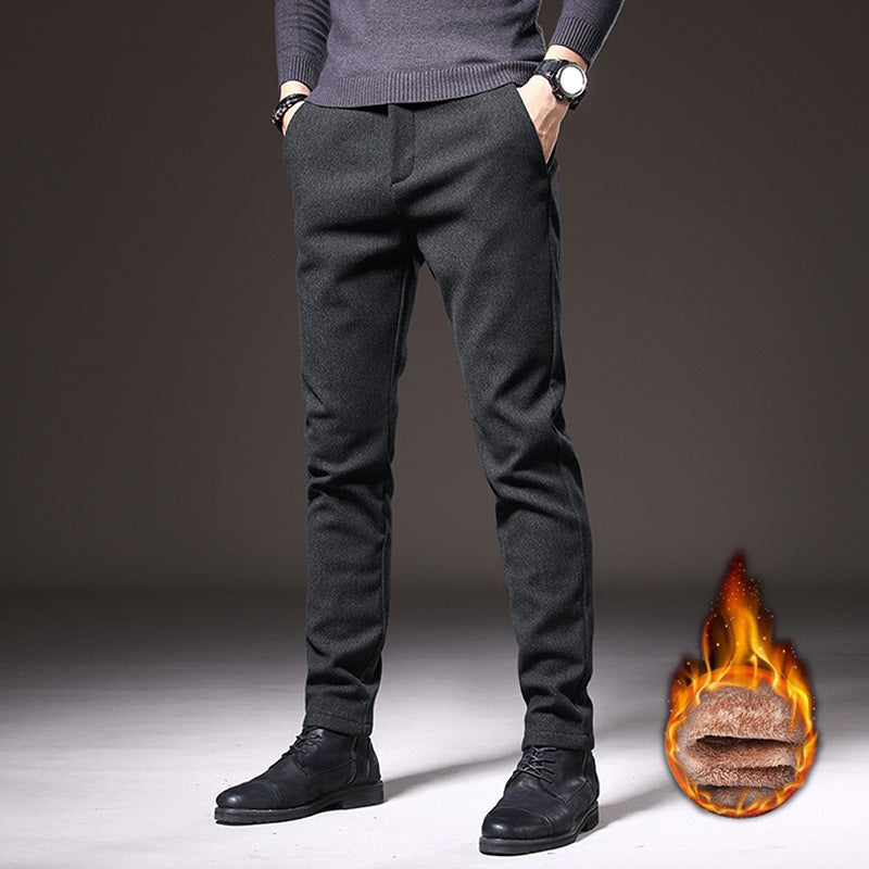 Men's Slim-Fit Business Casual Trousers