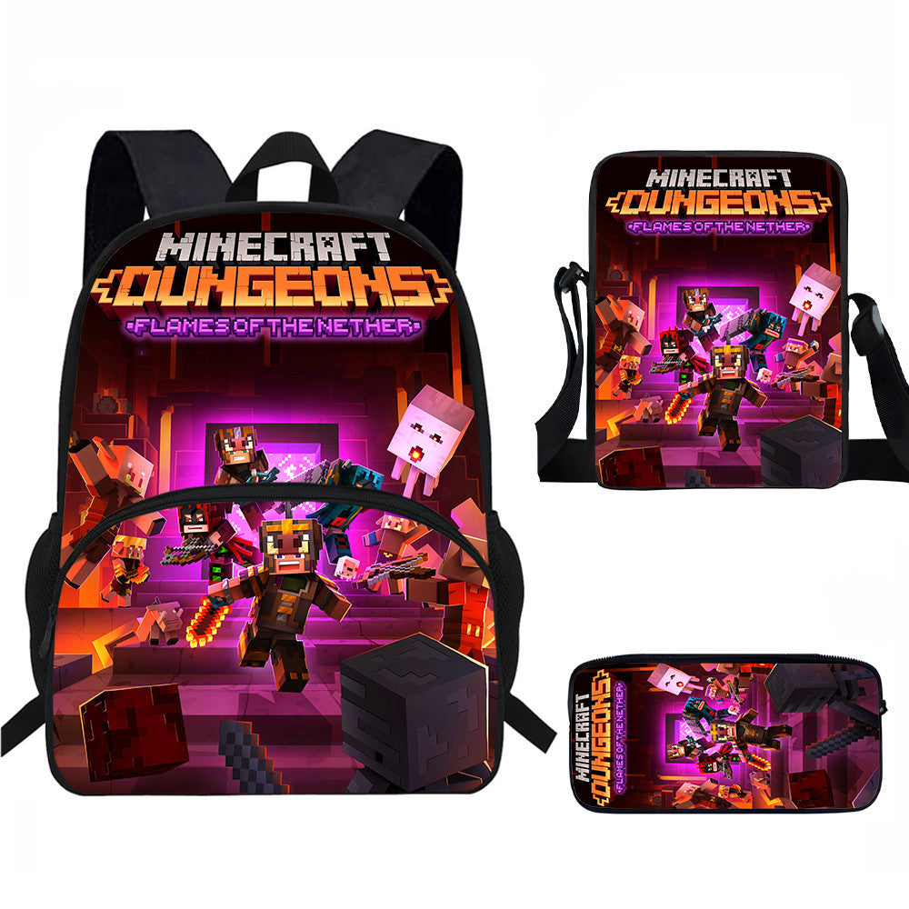 Minecraft Backpack Set