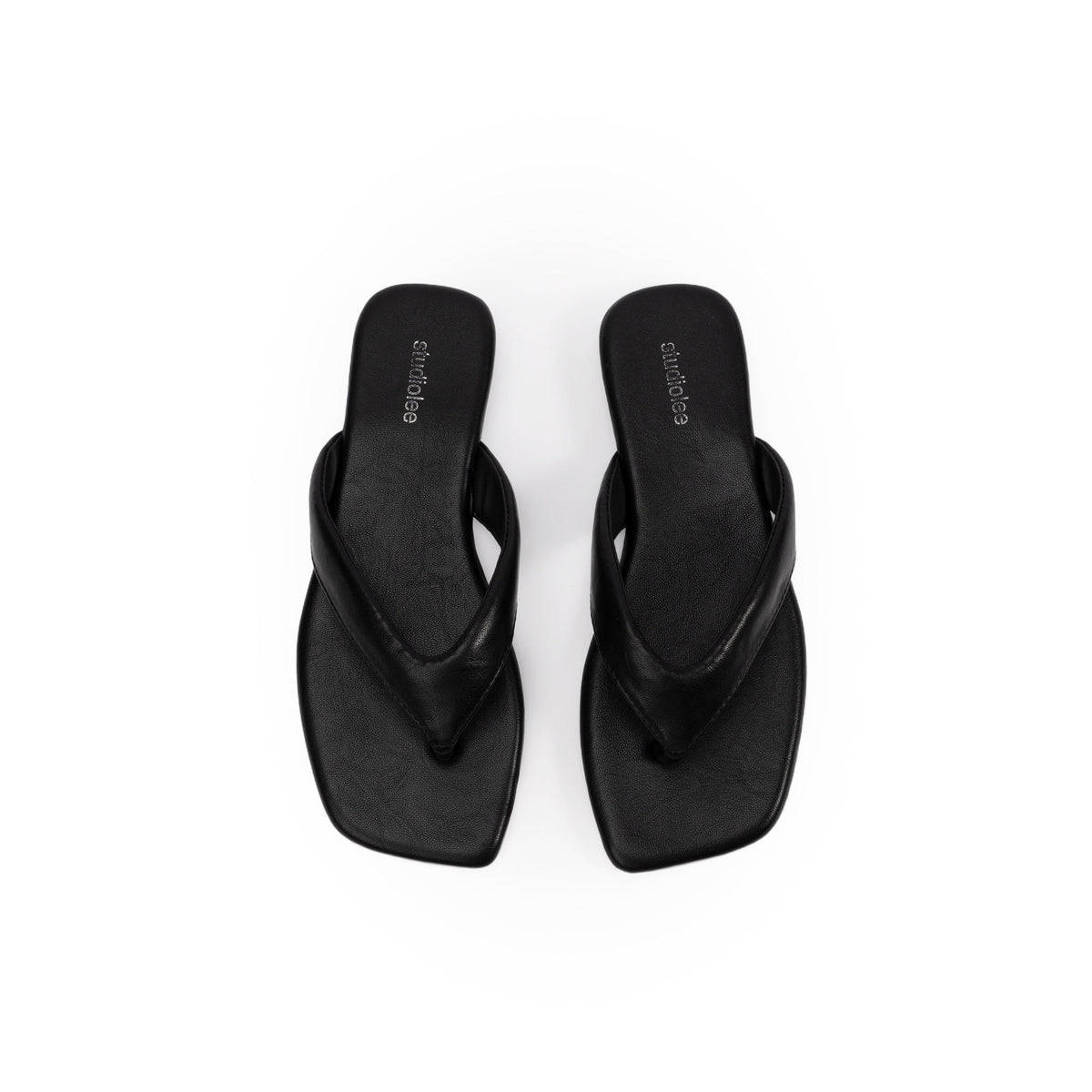 Low-Heel Thong Sandals