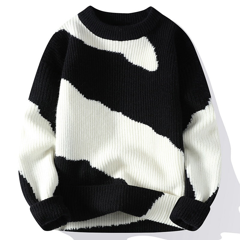 Abstract Knit Sweater