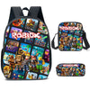 Roblox 16 Inch School Bag Satchel Single Layer Pencil Bag-11