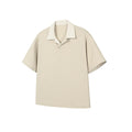 Linen-Blend Polo Shirt