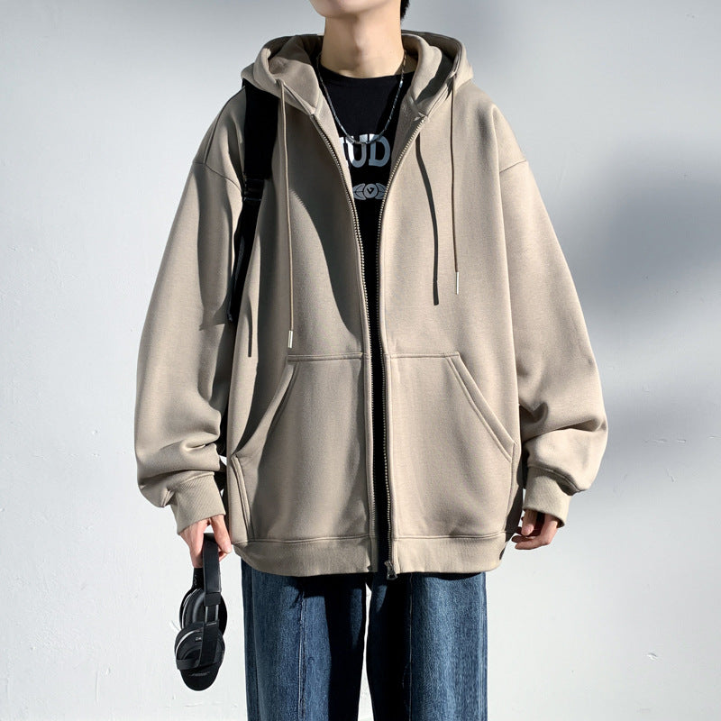 Casual Zip-Up Hoodie