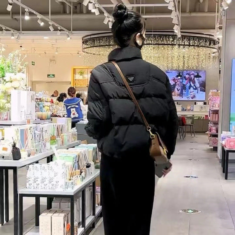 cropped puffer jacket