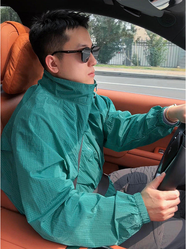 Urban Grid Windbreaker