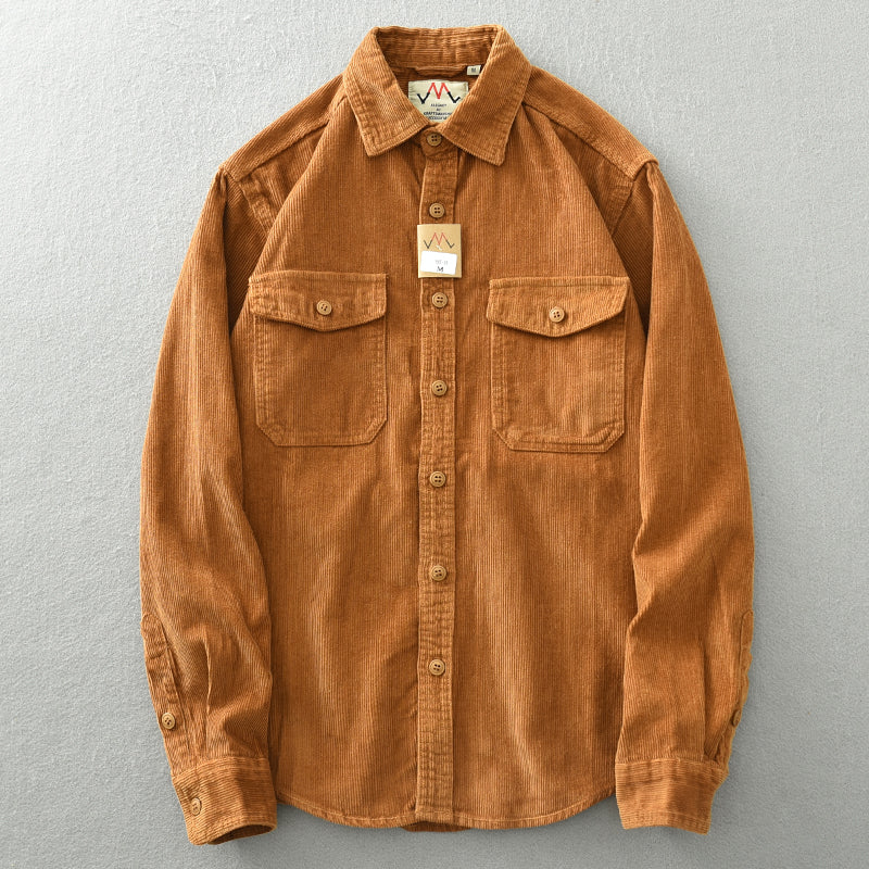 Premium Corduroy Utility Overshirt