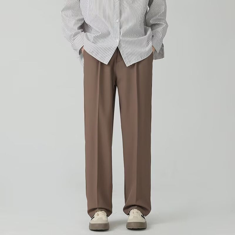 Luxury Drape Wide-Leg Trousers