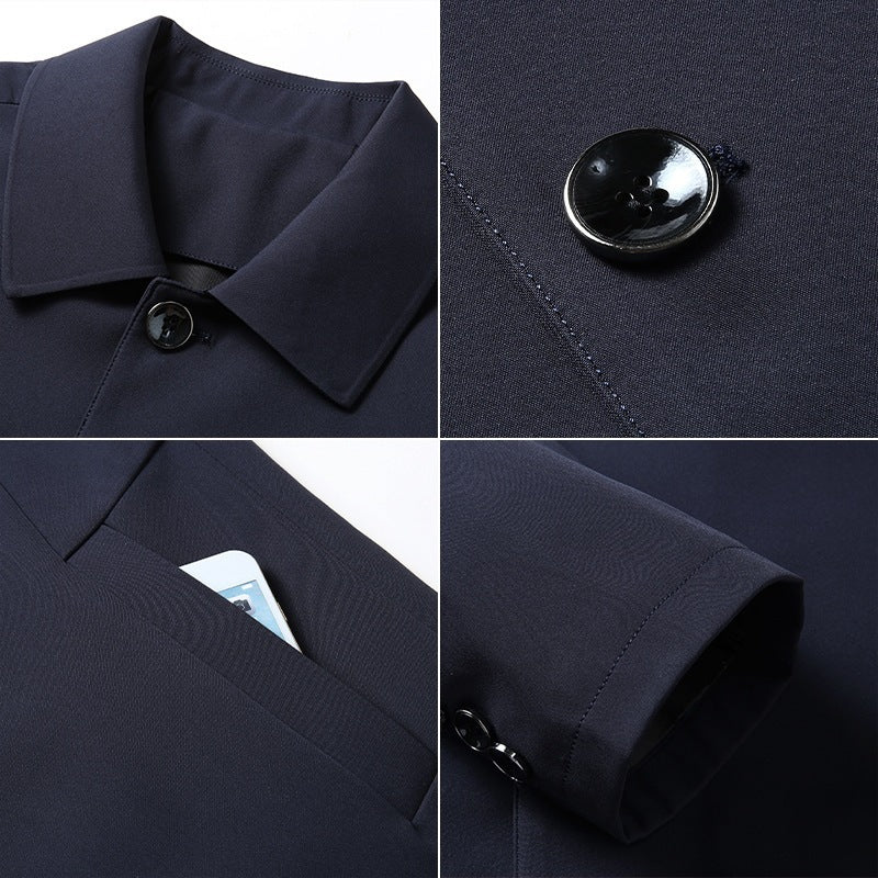 Minimalist Executive Harrington Jacket