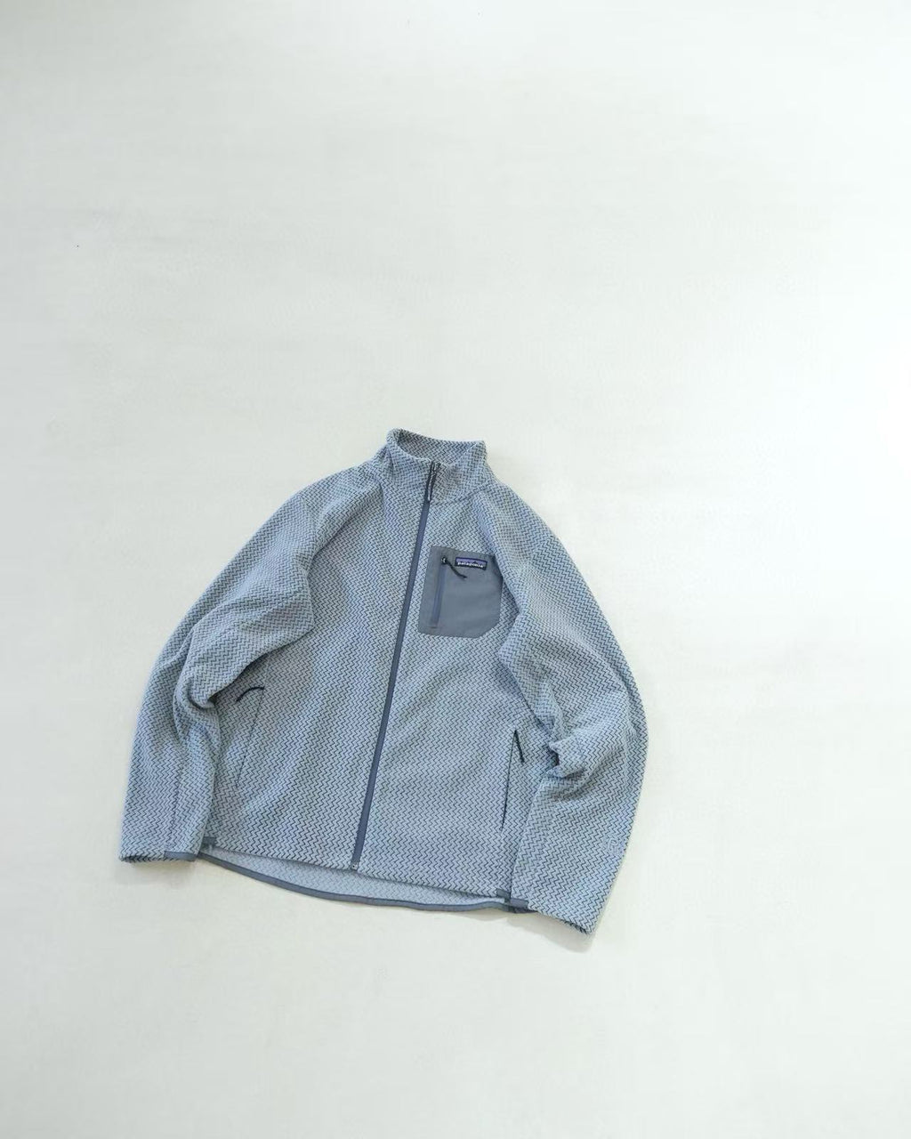 Textured Tech Fleece Zip-Neck
