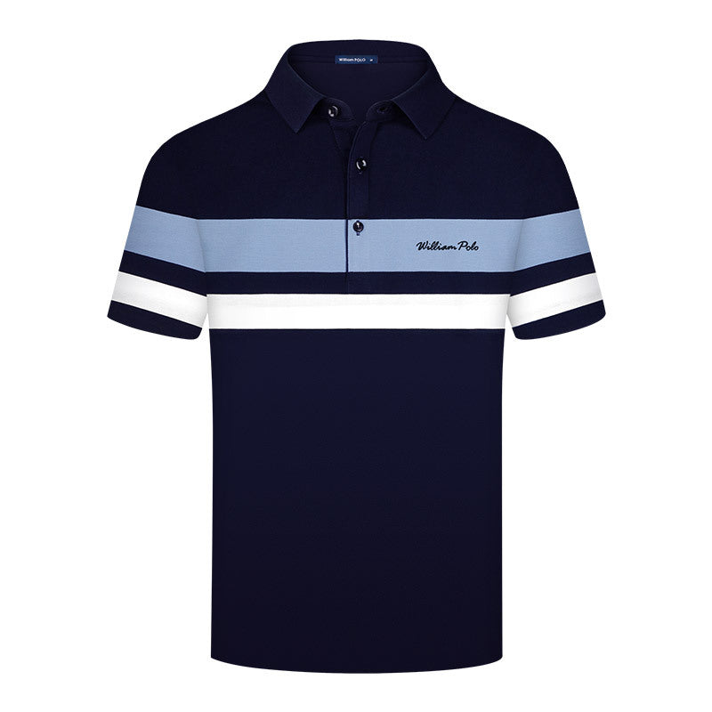 Men's Striped Polo Shirt