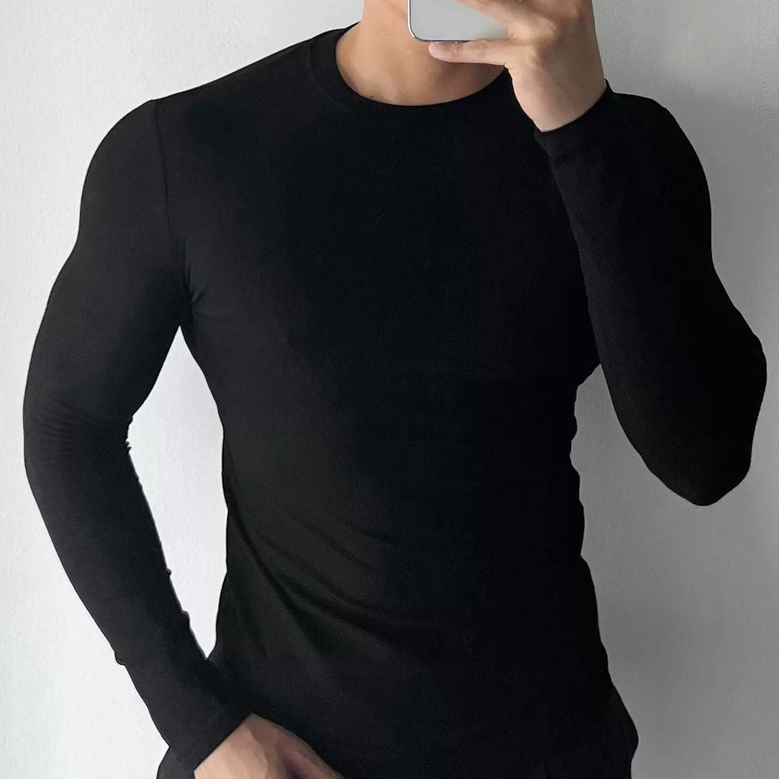 Men's Long-Sleeve Slim-Fit Base Layer