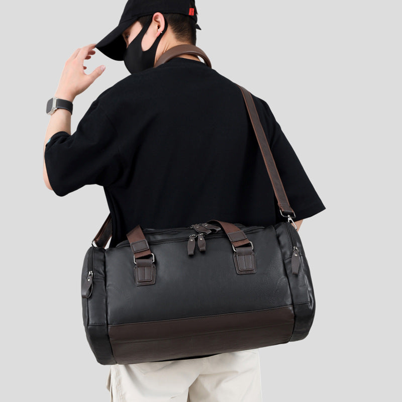 Travel bag men's business trip casual handbag large capacity dry and wet separation fitness bag men's drop shipping