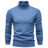 High-necked fog blue