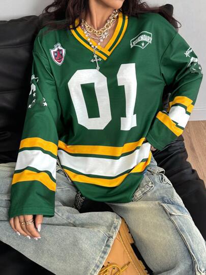 Varsity Heritage Oversized Top