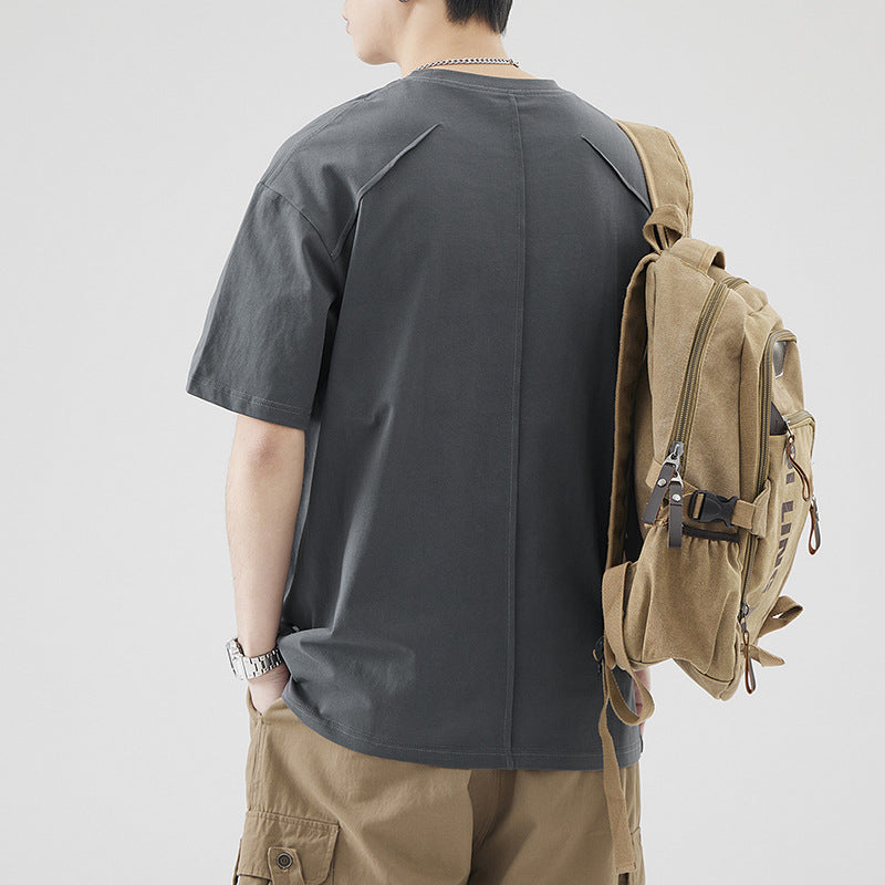 Patchwork Pocket T-Shirt