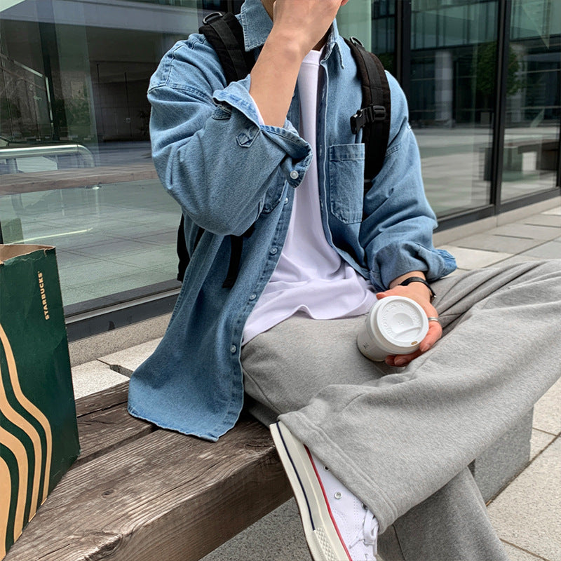 Premium Denim Shirt Jacket