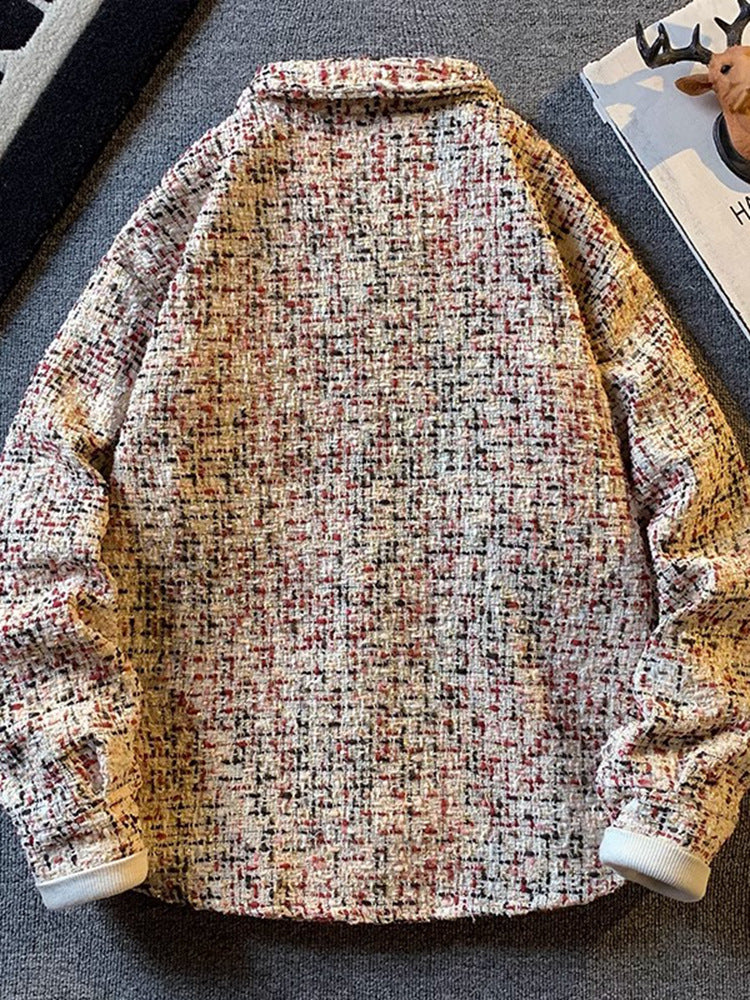 Vintage Tweed Overshirt Jacket