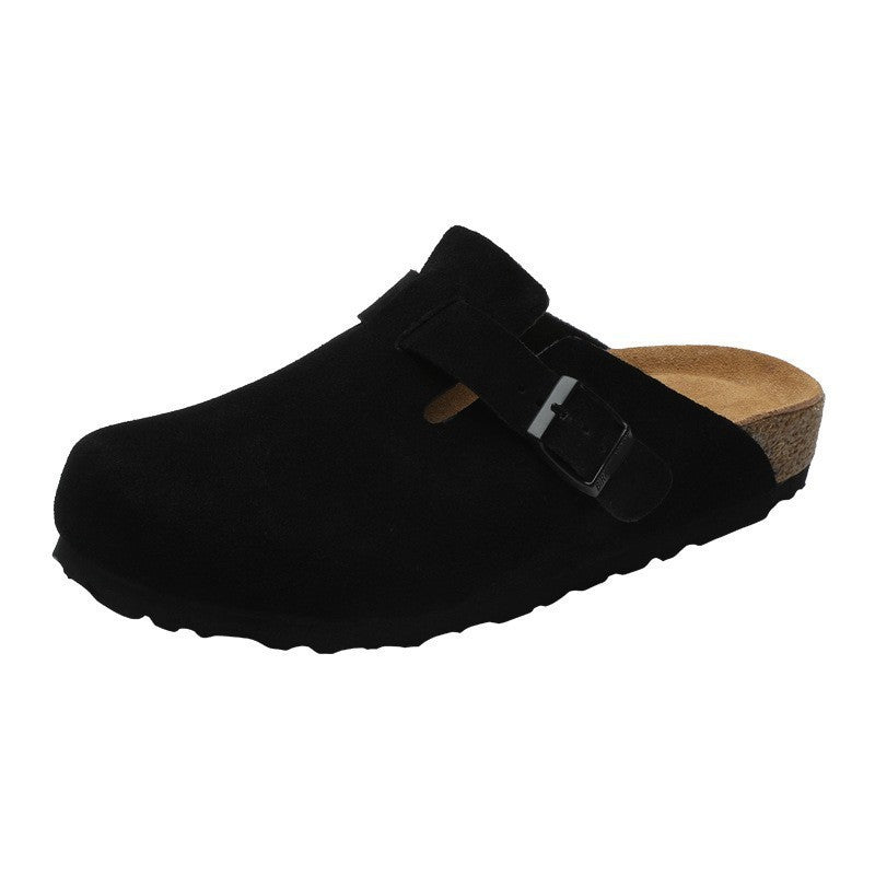 Birkenstock Leather Half-Slippers