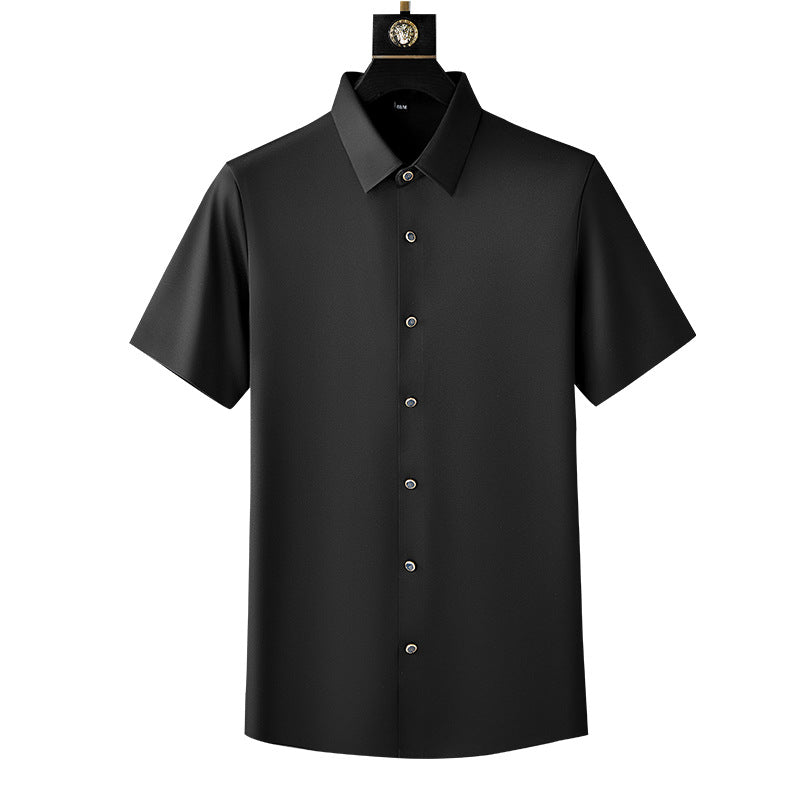 Men's Ice Silk Short-Sleeved Shirt