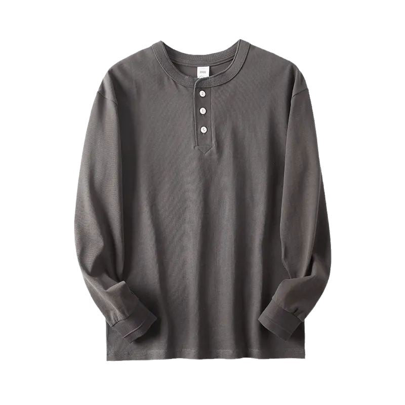 Heavyweight Henley Long Sleeve