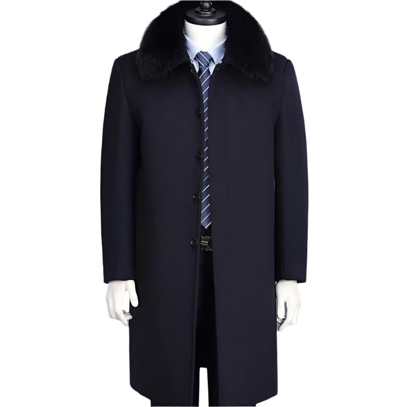 Long Wool Tweed Coat