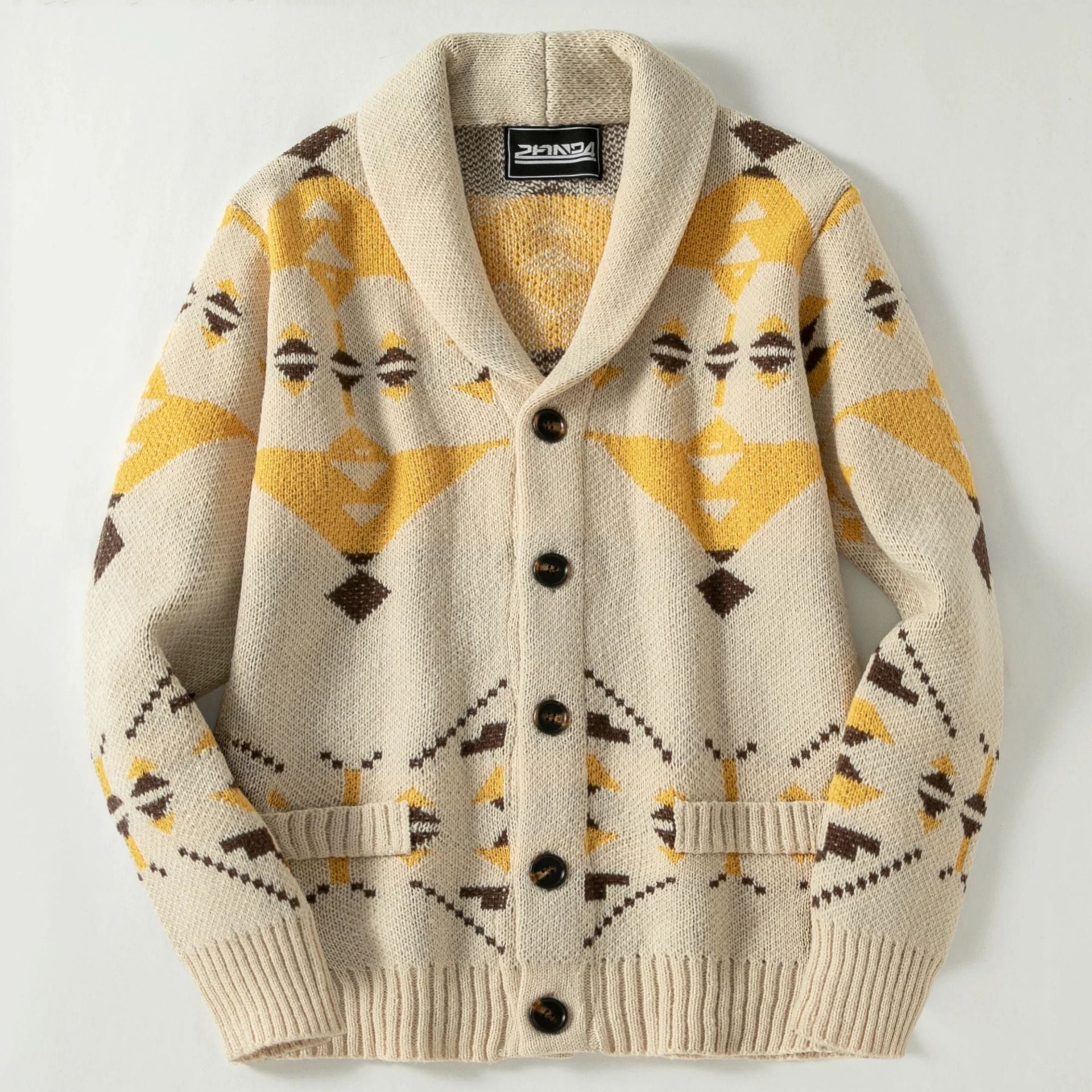Men’s Southwestern Jacquard Cardigan