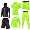 Fluorescent green 6-piece set