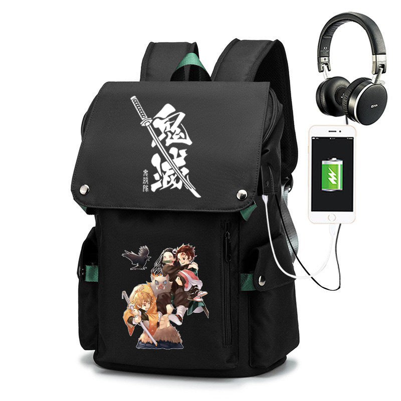 Anime-Themed School Backpack