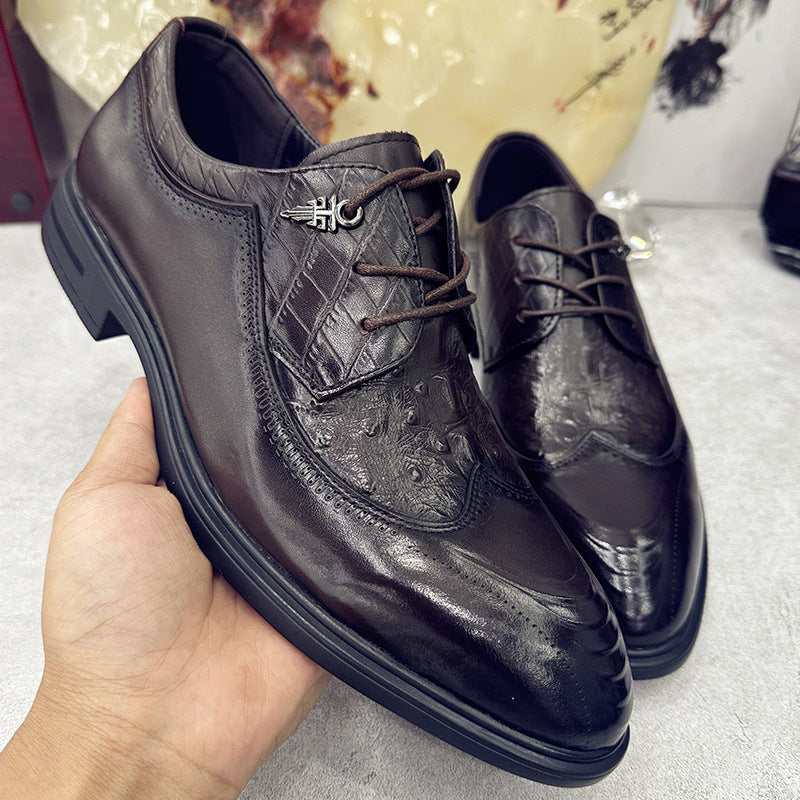 Men's Brogue Lace-up Oxfords