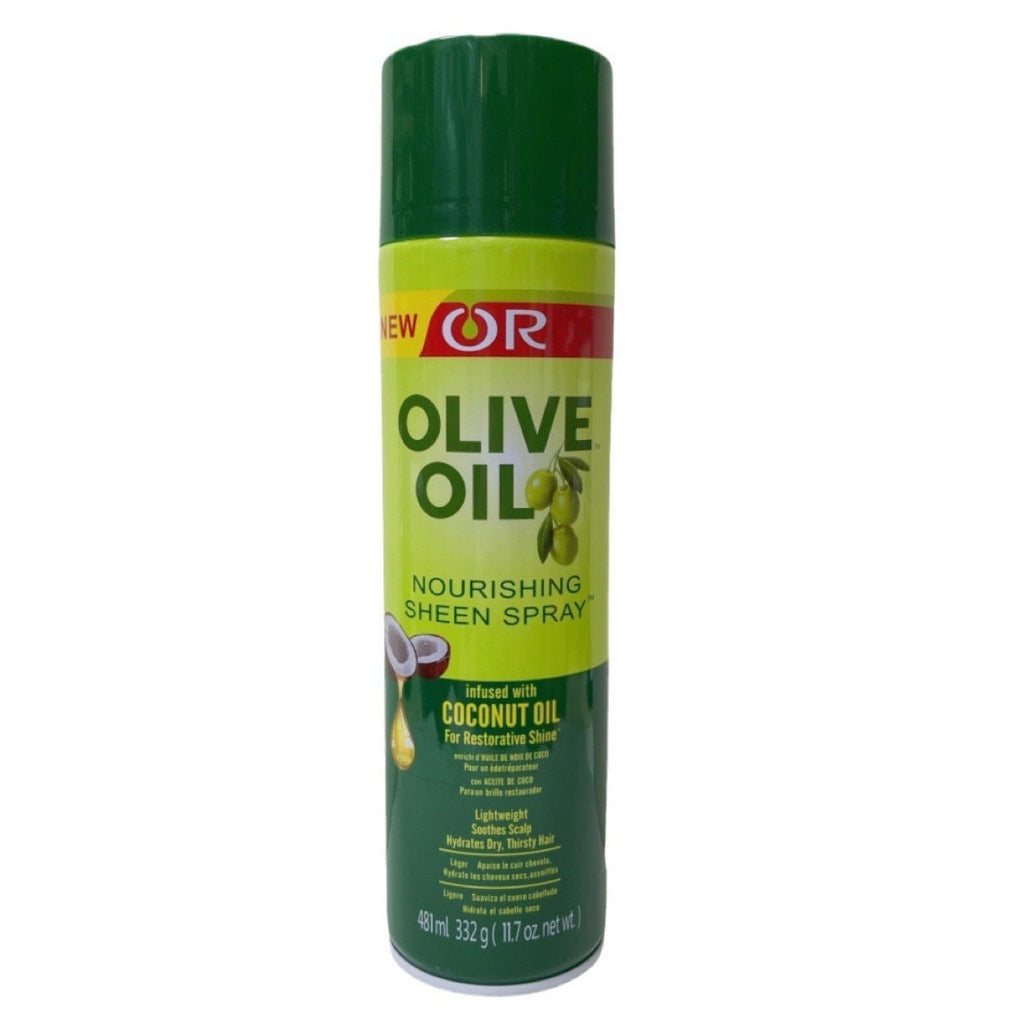 African Market ORS Olive Oil Coconut Hair Oil Spray Repairs Dry Curls Improves Damaged Hair Oil