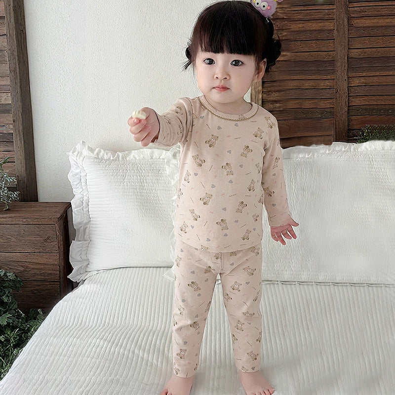 Lycra Cotton Kids' Lounge Set