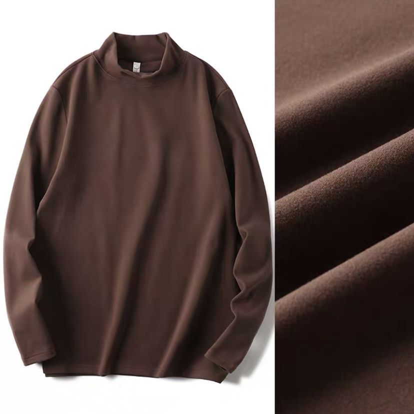 High-Neck Stretch Pullover