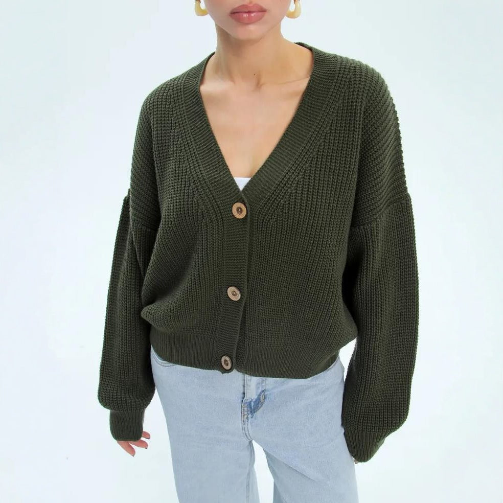Urban Slouchy V Neck Cardigan