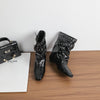 Black leather